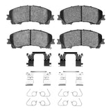 R1 Concepts 14-25 Nissan Rogue Front Semi Met Brake Pads and Hardware Kit by R1 Concepts RNC-2311-1736-01