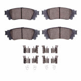 R1 Concepts 15-21 Lexus Nx300 Rear Semi Met Brake Pads and Hardware Kit by R1 Concepts RNC-2311-1805-01