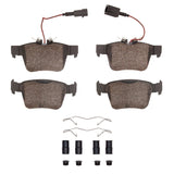R1 Concepts 17-25 Alfa Romeo Stelvio Rear Semi Met Brake Pads and Hardware Kit by R1 Concepts RNC-2311-1989-11