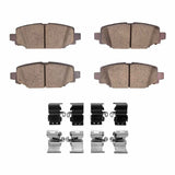 R1 Concepts 18-25 Jeep Wrangler Rear Semi Met Brake Pads and Hardware Kit by R1 Concepts RNC-2311-2172-01