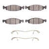 R1 Concepts 99-02 Jeep Grand Cherokee Front Performance Off-Road/Tow Brake Pads & Hardware Kit