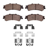R1 Concepts 99-11 Cadillac DTS Rear Performance Off-Road/Tow Brake Pads & Hardware Kit
