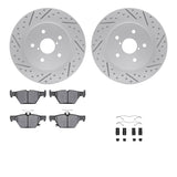 Dynamic Friction 2015-2025 Subaru Legacy Rear Drilled & Slotted Geoperformance Rotors 5000 Advanced Pads w/Hardware by Dynamic Friction Company 2512-13023