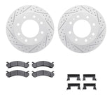 Dynamic Friction 2001-2020 Chevrolet Avalanche 2500 Front Drill/Slot Geoperf Rotors 5000 Advanced Pads w/Hardware by Dynamic Friction Company 2512-48037