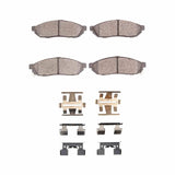 R1 Concepts 80-83 Honda Civic Hatchback Front Optimum OE Brake Pads and Hardware Kit