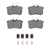 R1 Concepts 97-08 Audi A4 (Mexico) Rear Optimum OE Pads & Hardware Kit
