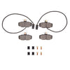 R1 Concepts 87-87 Jaguar XJ12 Rear Optimum OE Pads & Hardware Kit