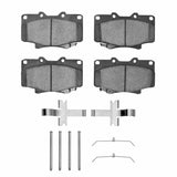 R1 Concepts 90-92 Toyota Land Cruiser Front Optimum OE Pads & Hardware Kit by R1 Concepts RNC-2551-0502-02