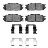 R1 Concepts 91-92 Dodge Colt Front Optimum OE Pads & Hardware Kit