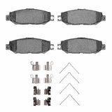R1 Concepts 93-00 Lexus LS400 Rear Optimum OE Pads & Hardware Kit by R1 Concepts RNC-2551-0613-01