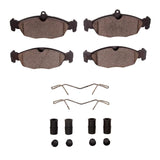R1 Concepts 97-06 Jaguar Vanden Plas Rear Optimum OE Pads & Hardware Kit by R1 Concepts RNC-2551-0688-11