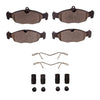 R1 Concepts 97-06 Jaguar Vanden Plas Rear Optimum OE Pads & Hardware Kit