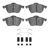 R1 Concepts 96-99 Audi A4 Quattro Front Optimum OE Pads & Hardware Kit