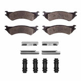 R1 Concepts 99-07 Ford E-250 Rear Optimum OE Pads & Hardware Kit