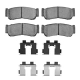 R1 Concepts 07-09 Hyundai Santa Fe Rear Optimum OE Pads & Hardware Kit by R1 Concepts RNC-2551-1297-01