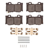 R1 Concepts 2008-2025 Infiniti FX50 Rear R1 Concepts Optimum OE Pads & Hardware Kit by R1 Concepts RNC-2551-1347-01