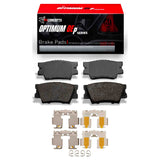 R1 Concepts 07-24 Toyota Camry Hybrid Rear Optimum OE Brake Pads and Hardware Kit by R1 Concepts RNC-2551-1632-03