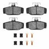 R1 Concepts 88-00 Volvo V70 Rear Euro Ceramic Brake Pads and Hardware Kit