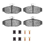 R1 Concepts 82-92 Volvo 940 Front Euro Ceramic Brake Pads and Hardware Kit