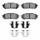 R1 Concepts 03-08 Subaru Forester Rear Euro Ceramic Brake Pads and Hardware Kit by R1 Concepts RNC-2600-1004-01