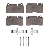 R1 Concepts 06-09 Land Rover Range Rover Front Euro Ceramic Pads & Hardware Kit