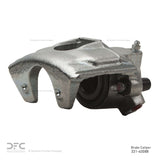 Dynamic Friction 1986-1990 Dodge Dakota 4WD Front Right Premium Caliper - Silver Zinc Coated by Dynamic Friction Company 331-40088