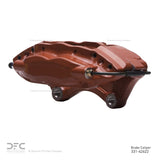 Dynamic Friction 2005-2019 Chrysler 300 Rear Right Premium Caliper - Red Powder Coated by Dynamic Friction Company 331-42622