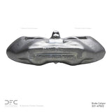 Dynamic Friction 1967-1968 Chevrolet Camaro Front Right Premium Caliper - Silver Zinc Coated by Dynamic Friction Company 331-47022