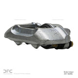 Dynamic Friction 1994-1997 Ford Aspire Front Right Silver Zinc Coated Premium Caliper by Dynamic Friction Company 331-54004