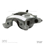 Dynamic Friction 1983-1986 Ford Mustang Front Left Silver Zinc Coated Premium Caliper by Dynamic Friction Company 331-54045