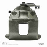 Dynamic Friction 1975-1980 Ford Granada Rear Left Premium Caliper - Silver Zinc Coated by Dynamic Friction Company 331-54611