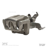 Dynamic Friction 2005-2009 Ford Taurus Rear Left Premium Caliper - Silver Zinc Coated by Dynamic Friction Company 331-54639