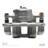 Dynamic Friction 1984-1991 Honda CRX Front Left Silver Zinc Coated Premium Caliper