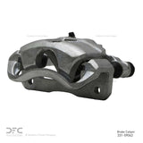 Dynamic Friction 1988-1991 Honda Civic Front Right Silver Zinc Coated Premium Caliper by Dynamic Friction Company 331-59042