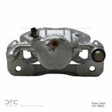 Dynamic Friction 1988-1991 Honda Prelude Front Left Silver Zinc Coated Premium Caliper by Dynamic Friction Company 331-59043
