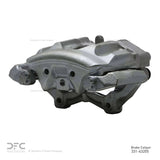Dynamic Friction 2010-2016 Mercedes-Benz C350 Front Left Silver Zinc Coated Premium Caliper by Dynamic Friction Company 331-63205