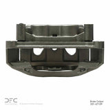 Dynamic Friction 2012-2024 Nissan NV2500 Front Left/Front Left Premium Caliper - Silver Zinc Coated by Dynamic Friction Company 331-67139