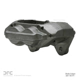 Dynamic Friction 1998-2002 Lexus LX470 Front Left Premium Caliper - Silver Zinc Coated by Dynamic Friction Company 331-76171