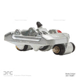 Dynamic Friction 2004-2005 Toyota RAV4 Rear Left Premium Caliper - Silver Zinc Coated by Dynamic Friction Company 331-76681