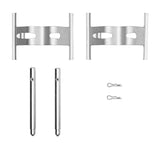 Dynamic Friction 1998-2016 Porsche 911 Rear/Front Premium Hardware Kit by Dynamic Friction Company 340-02003