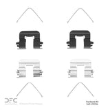 Dynamic Friction 2012-2024 Hyundai Kona Rear Premium Hardware Kit by Dynamic Friction Company 340-03034