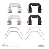 Dynamic Friction 2016-2022 Hyundai Elantra Front Premium Hardware Kit by Dynamic Friction Company 340-03040