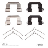 Dynamic Friction 2017-2023 Hyundai Elantra Front Premium Hardware Kit by Dynamic Friction Company 340-03041