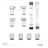 Dynamic Friction 1980-1989 Subaru GL Front Premium Hardware Kit by Dynamic Friction Company 340-13002