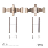 Dynamic Friction 2003-2025 Subaru BRZ Front Premium Hardware Kit by Dynamic Friction Company 340-13018