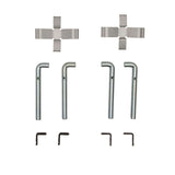 Dynamic Friction 1975-1989 Alfa Romeo GTV-6 Rear Premium Hardware Kit by Dynamic Friction Company 340-16001