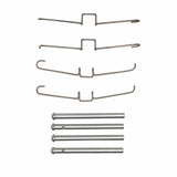 Dynamic Friction 1973-1997 Jaguar XJR Front Premium Hardware Kit by Dynamic Friction Company 340-20000