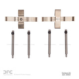 Dynamic Friction 2003-2005 Jaguar Super V8 Rear Premium Hardware Kit by Dynamic Friction Company 340-20003