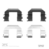Dynamic Friction 2004-2009 Kia Spectra5 Front Premium Hardware Kit by Dynamic Friction Company 340-21006
