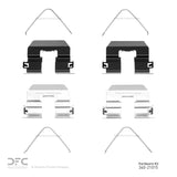 Dynamic Friction 2009-2025 Dodge Attitude (Mexico) Rear Premium Hardware Kit by Dynamic Friction Company 340-21015